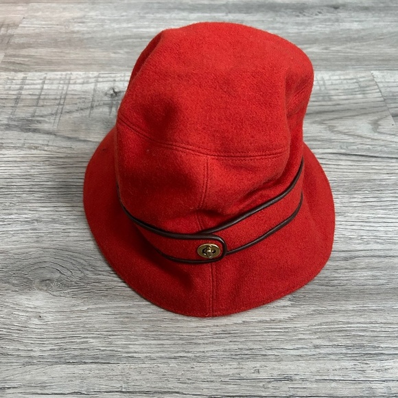 Coach Women's Wool Blend Bucket Hat Sz M/L - Picture 1 of 10